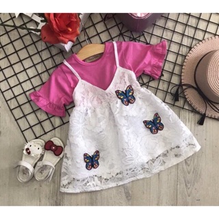 Đầm yếm con bướm