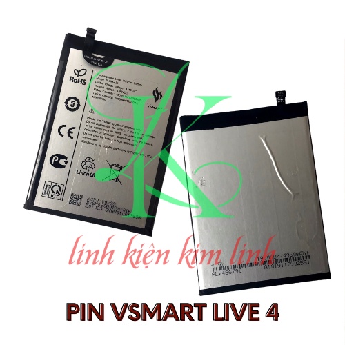 Pin zin vsmart live 4