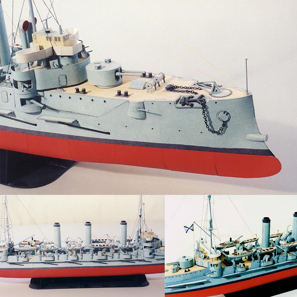 Mô hình giấy tàu thuyền quân sự Digital Navy - Russian Cruiser Ochakov