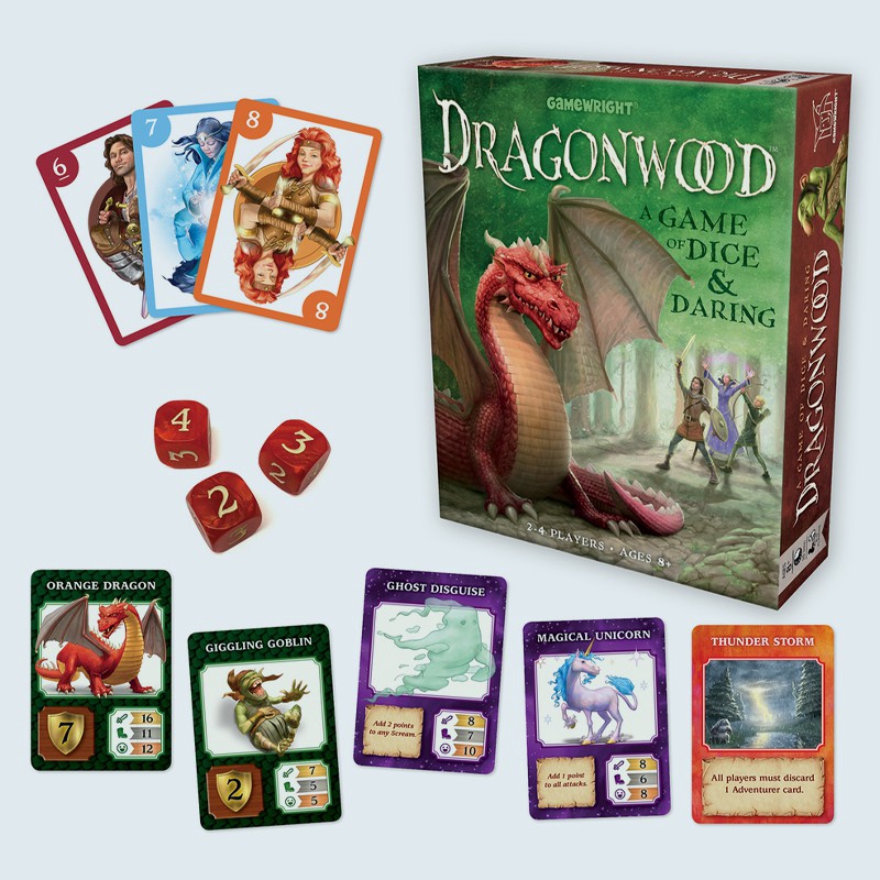 Dragonwood A Game Bộ trò chơi Dragonwood dùng xúc xắc và thẻ bài