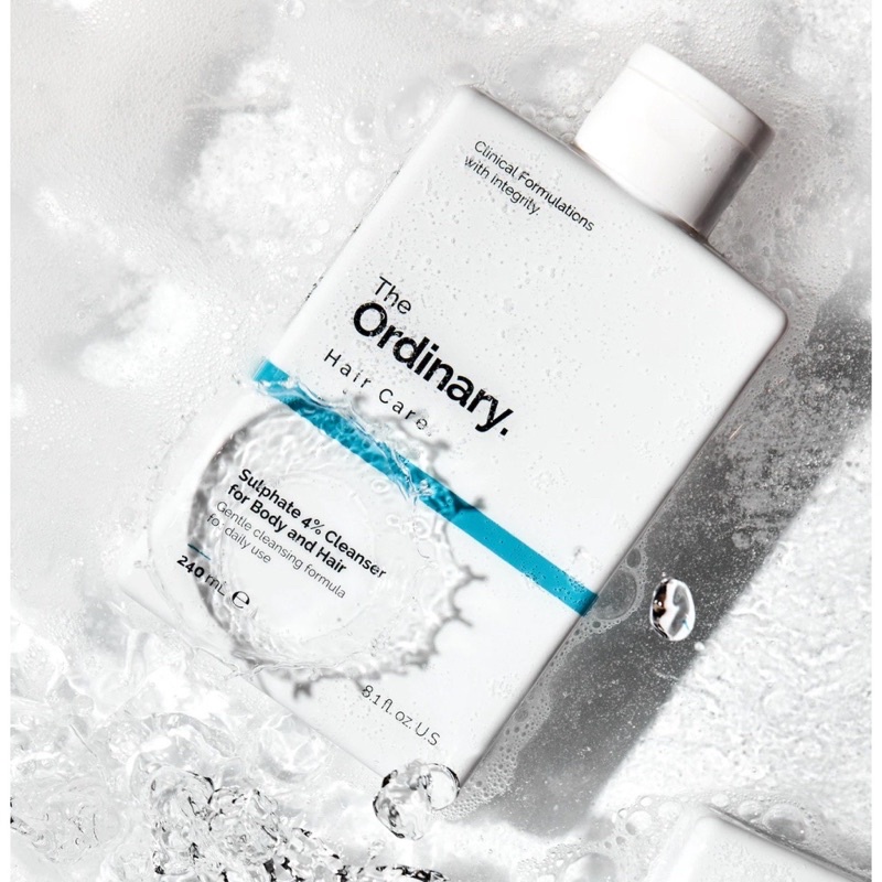 Cặp gội,xả,tắm giảm gàu, dầu thừa Body and Hair The Ordinary 240ml
