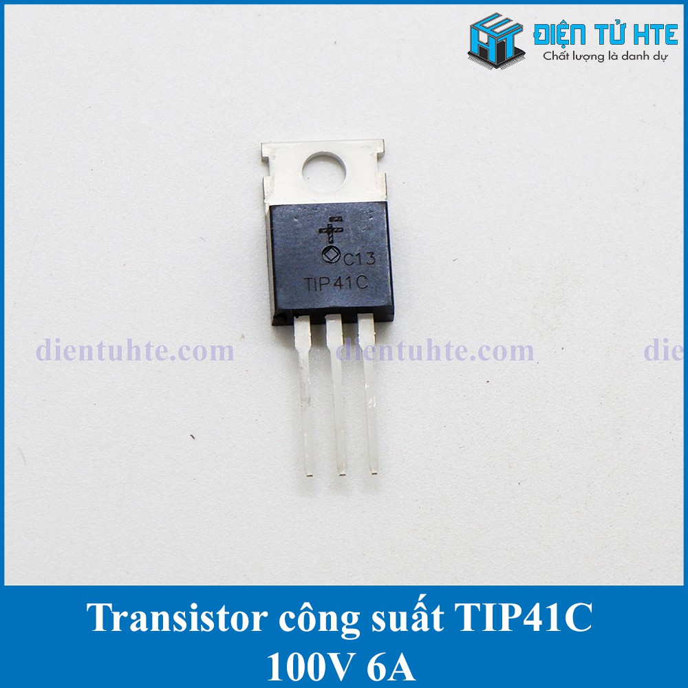 Transistor công suất NPN TIP41C TIP42C 100V 6A TO-220 [HTE Quy Nhơn CN2]