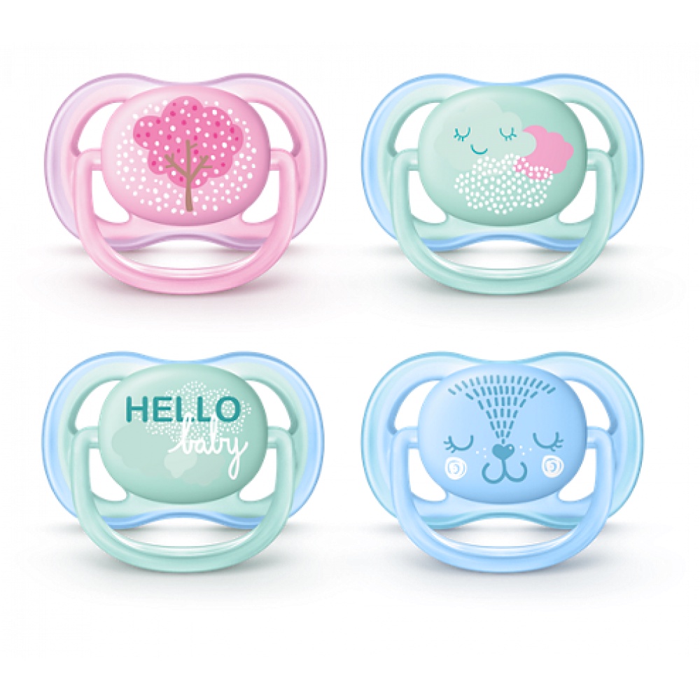 TI GIẢ AVENT THÔNG KHÍ ULTRA AIR SILICON MỀM 0-6M/6-18M ANH QUỐC (Lẻ cái)