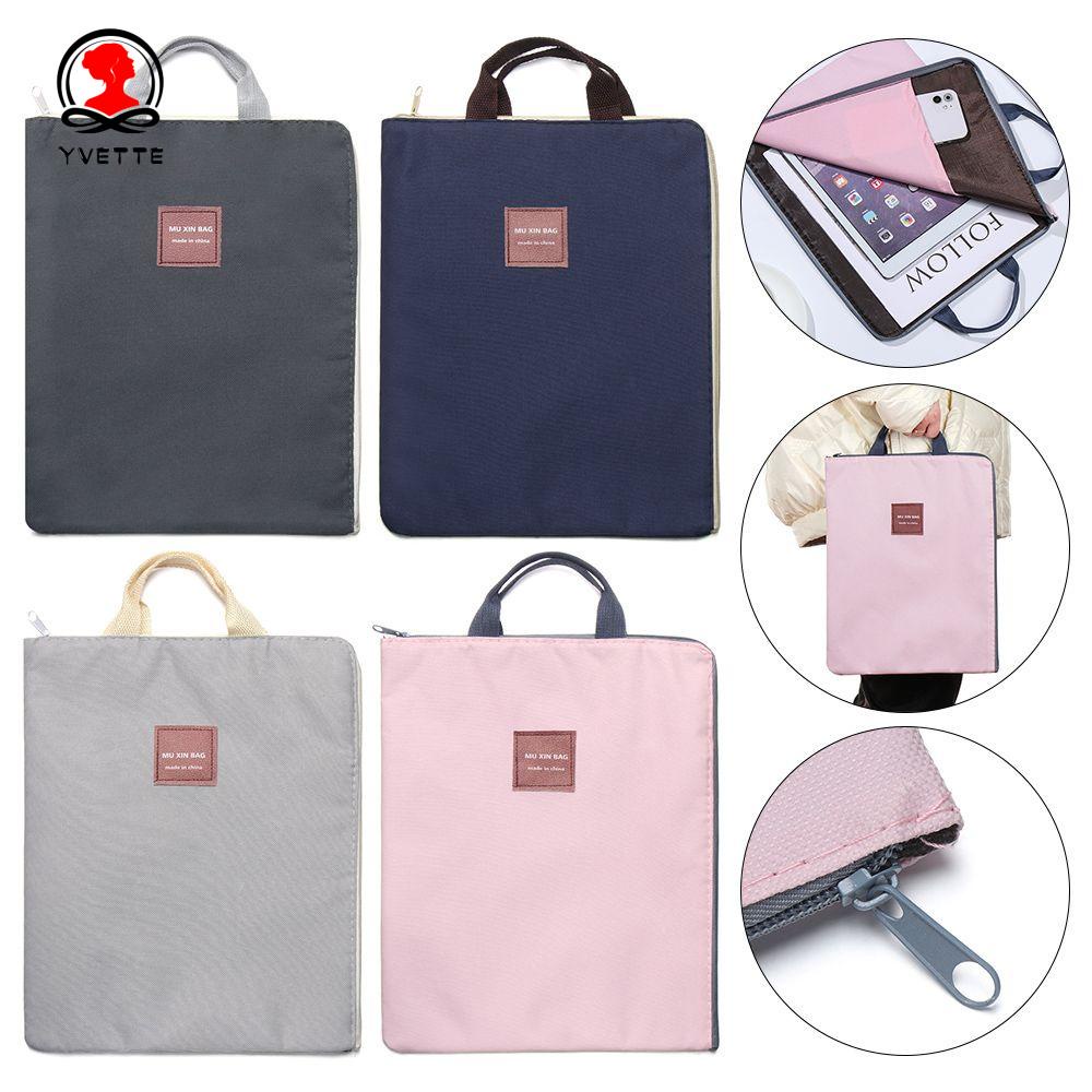 Túi đựng tài liệu/điện thoại/máy tính bảng bằng vải canvas di động đa năng thời trang