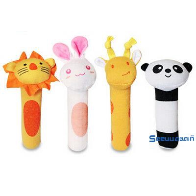 Chuông lắc cầm tay hình thú nhồi bông đáng yêu cho bé