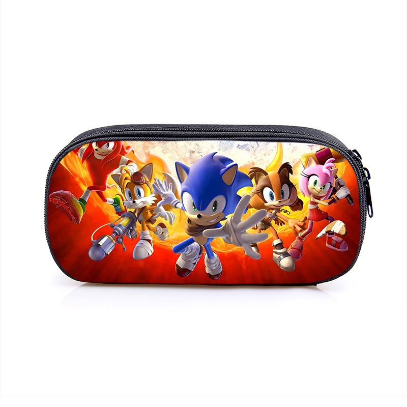 Mới Hộp Đựng Bút Hình Nhím Sonic Dễ Thương Cho Bé