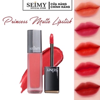 Son kem lì Seimy - Princess Lipstick Matte - Son thiên nhiên an toàn cho bà bầu, kháng nước, nhiều dưỡng