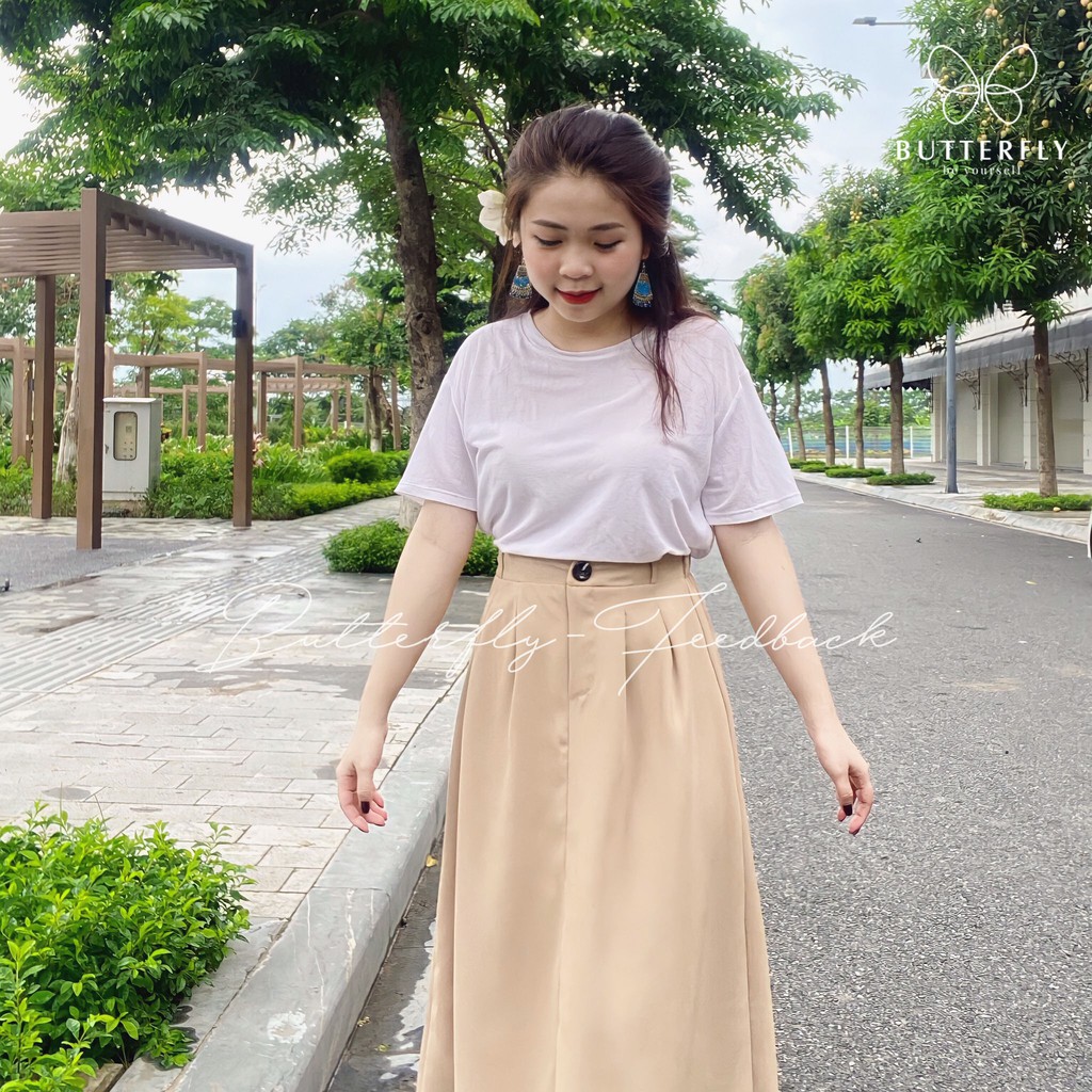 Chân váy nữ dài xòe đẹp Butterfly phù hợp nhiều phong cách - CV012 | BigBuy360 - bigbuy360.vn