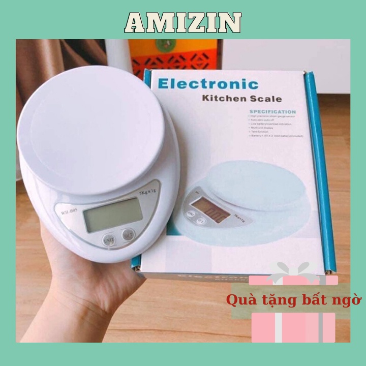 Cân tiểu li điện tử nhà bếp chính hãng Electronic Cân tiểu li mini làm bánh cho nhà bếp