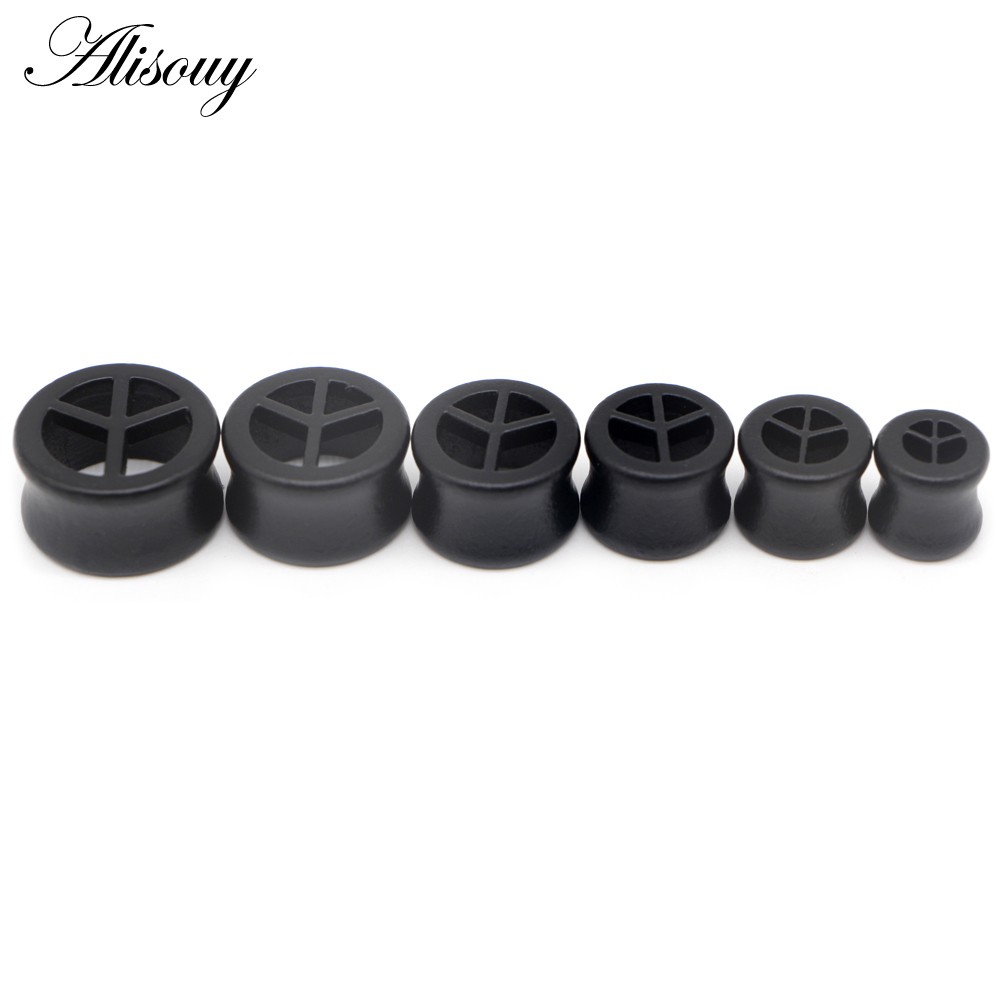 Alisouy Set 2 Nút Gỗ Hồng 6-30mm Hình Trái Tim