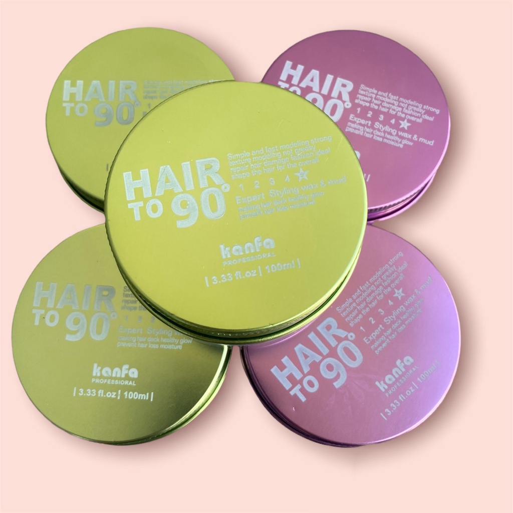 Sáp vuốt tóc nữ 🎁 Wax vuốt tóc nữ Hairto90 Kanfa chính hãng