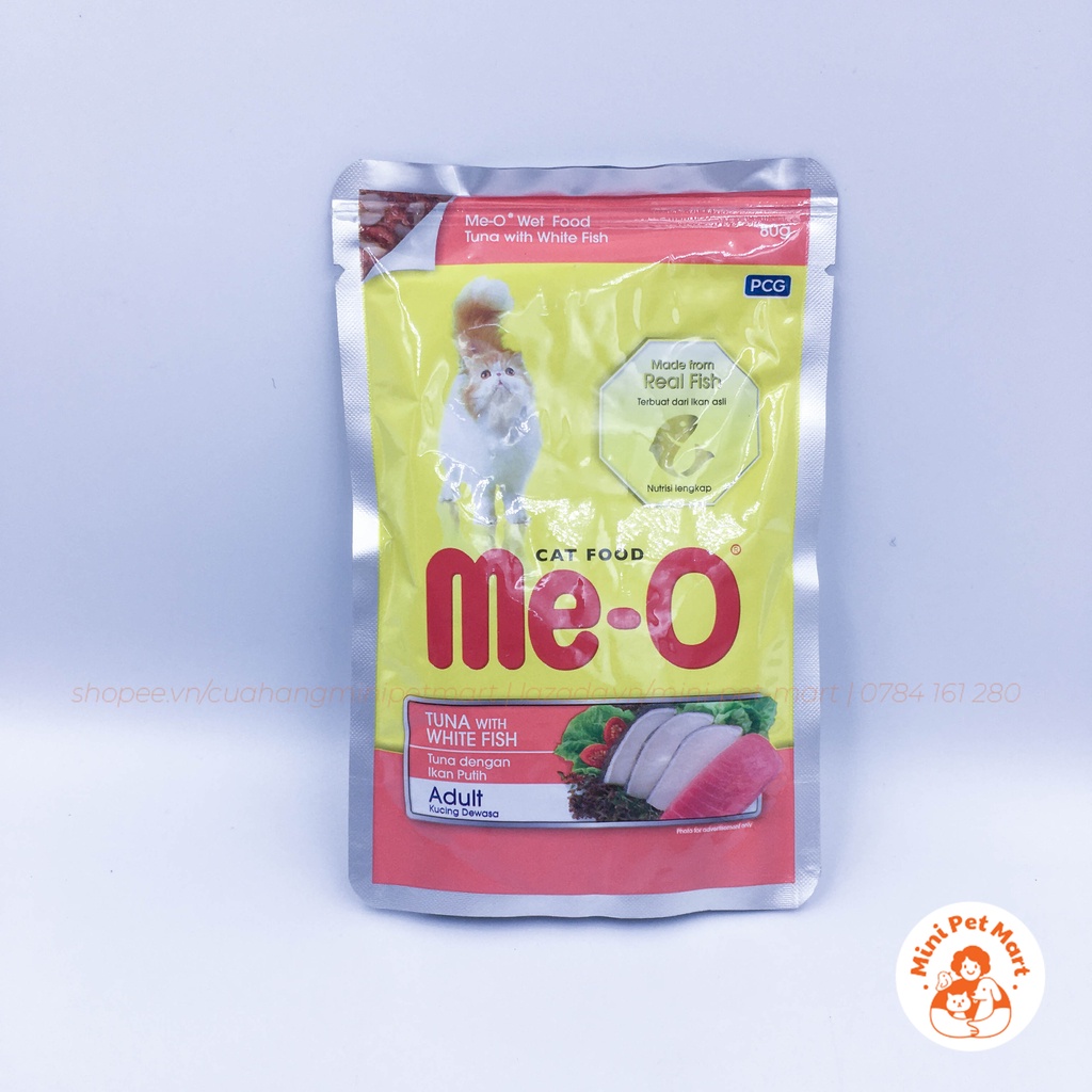 Pate gói cho mèo con và mèo trưởng thành ME-O 80g