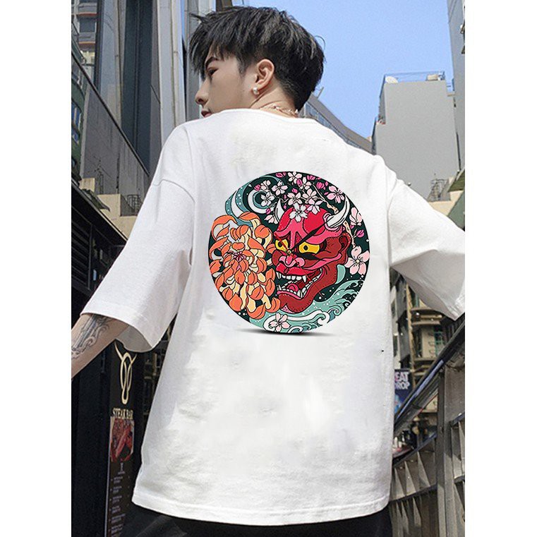 Áo thun unisex form rộng phong cách Nhật Bản đẹp độc lạ vải dày mịn 2019T1620