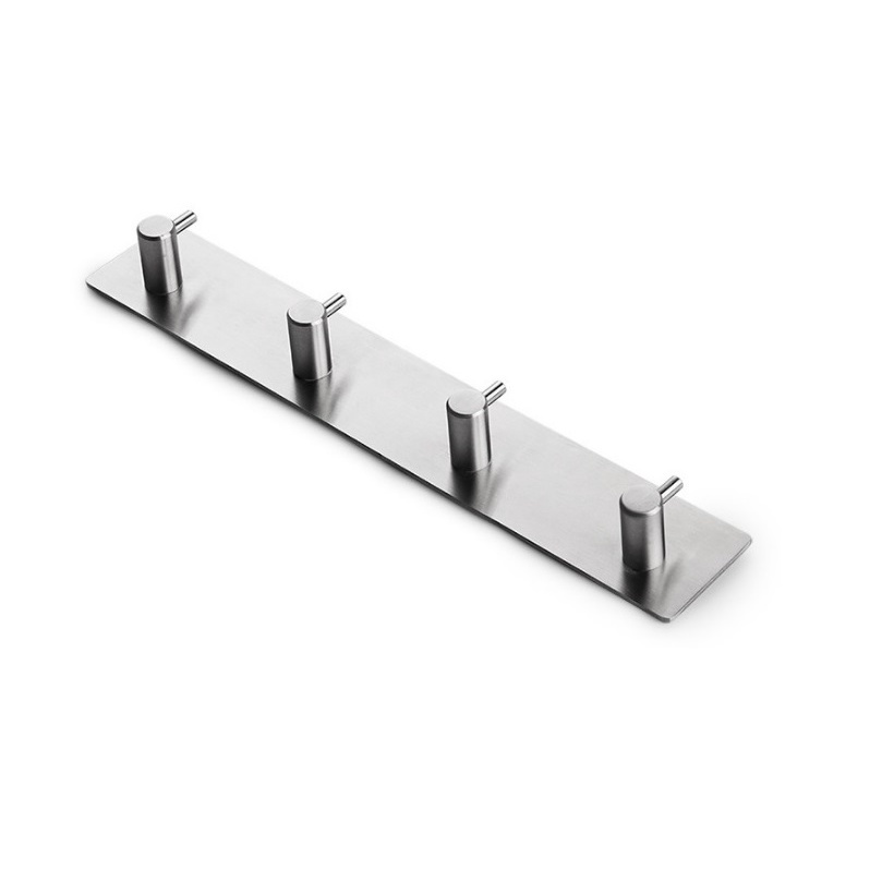 Thanh treo khăn treo quần áo Inox 304 dán tường gạch men công nghệ keo dán 3M siêu dính - IUTTR
