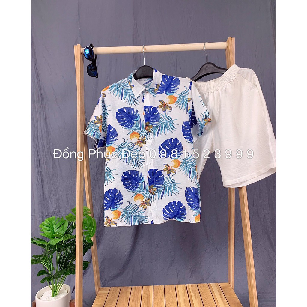 [VẢI TƠ ĐŨI] Áo Sơ Mi Đi Biển, Sơ Mi họa tiết cho nhóm, sơ mi đôi, sơ mi hoa lá, sơ mi trái cây, sơ mi lớp cực đẹp | BigBuy360 - bigbuy360.vn