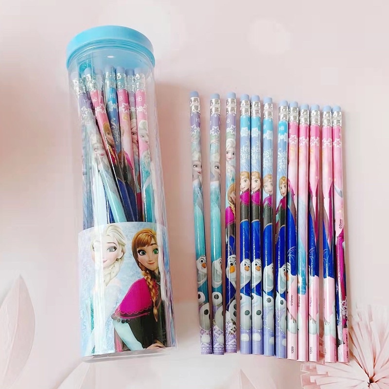 TẶNG BÚT CHÌ NHỆN -BÚT HỌC SINH SIÊU NHÂN NHỆN , ELSA NHIỀU MẪU