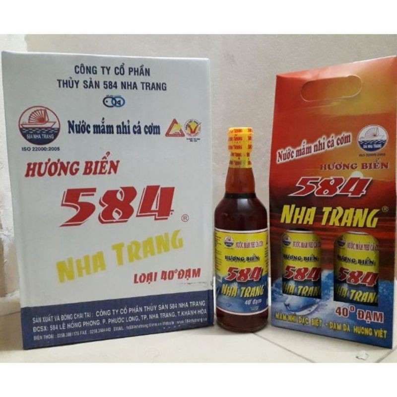 Nước Mắm 584 Nha Trang 40 độ đạm