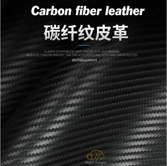 Carbon Fiber leather Threshold Protection Sticker Car Door Threshold Sticker Car Threshold Strip Trunk Anti-Stepping Sticker for Suzuki Vitara Swift XL7 Presso Dzire Jimny Ciaz Celerio Ertiga