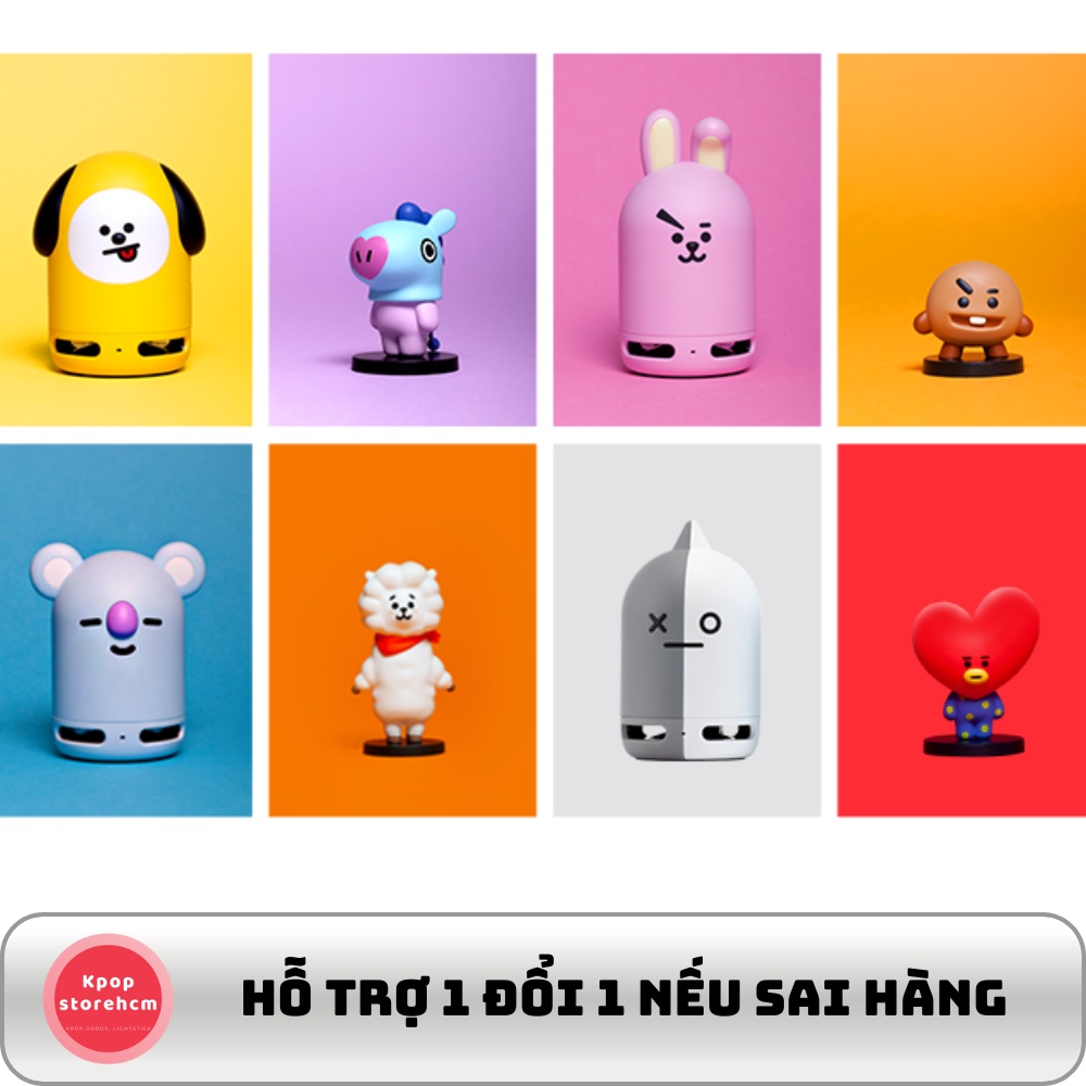 Loa Bluetooth tặng kèm Figure BT21 chính hãng nguyên seal