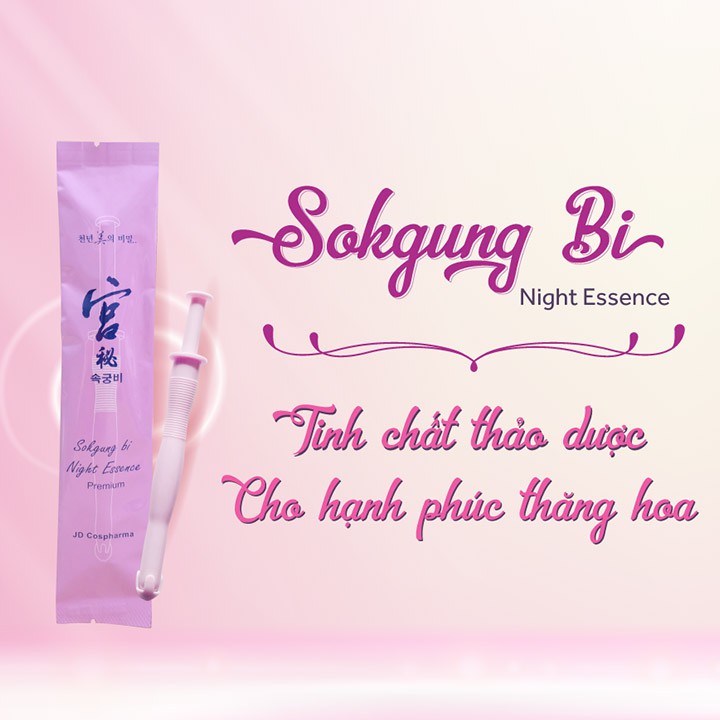 Ống se khít SB Sokgung Bi hỗ trợ se khít, ngăn ngừa viêm nhiễm 6 ống