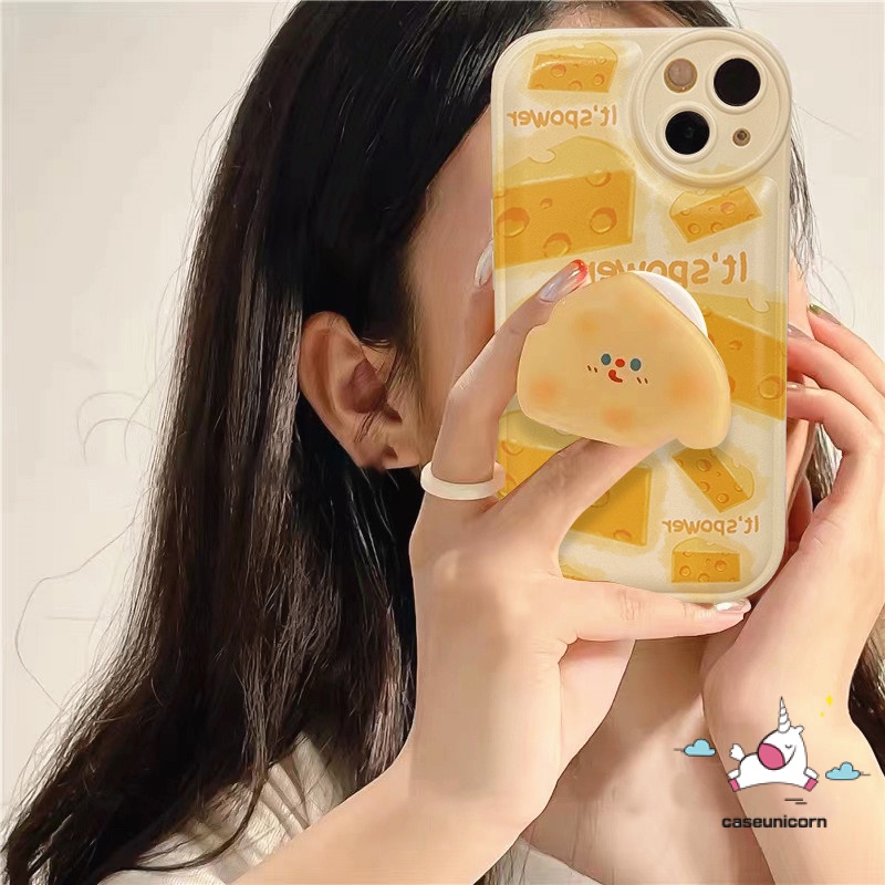 Giá Đỡ Điện Thoại Có Thể Gấp Gọn Hình Phô Mai Đặc Biệt