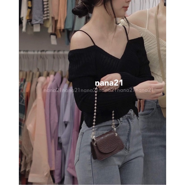 Áo len 2 dây dài tay | BigBuy360 - bigbuy360.vn