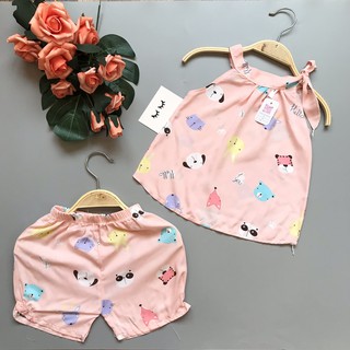 Combo 1 3 bộ lanh yếm bé gái