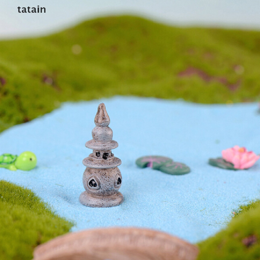 [TAT] DIY resin mini miniature fairy garden ornament craft house decor accessories CVX