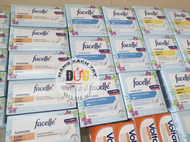 🇩🇪Băng vệ sinh Tampon Facelle