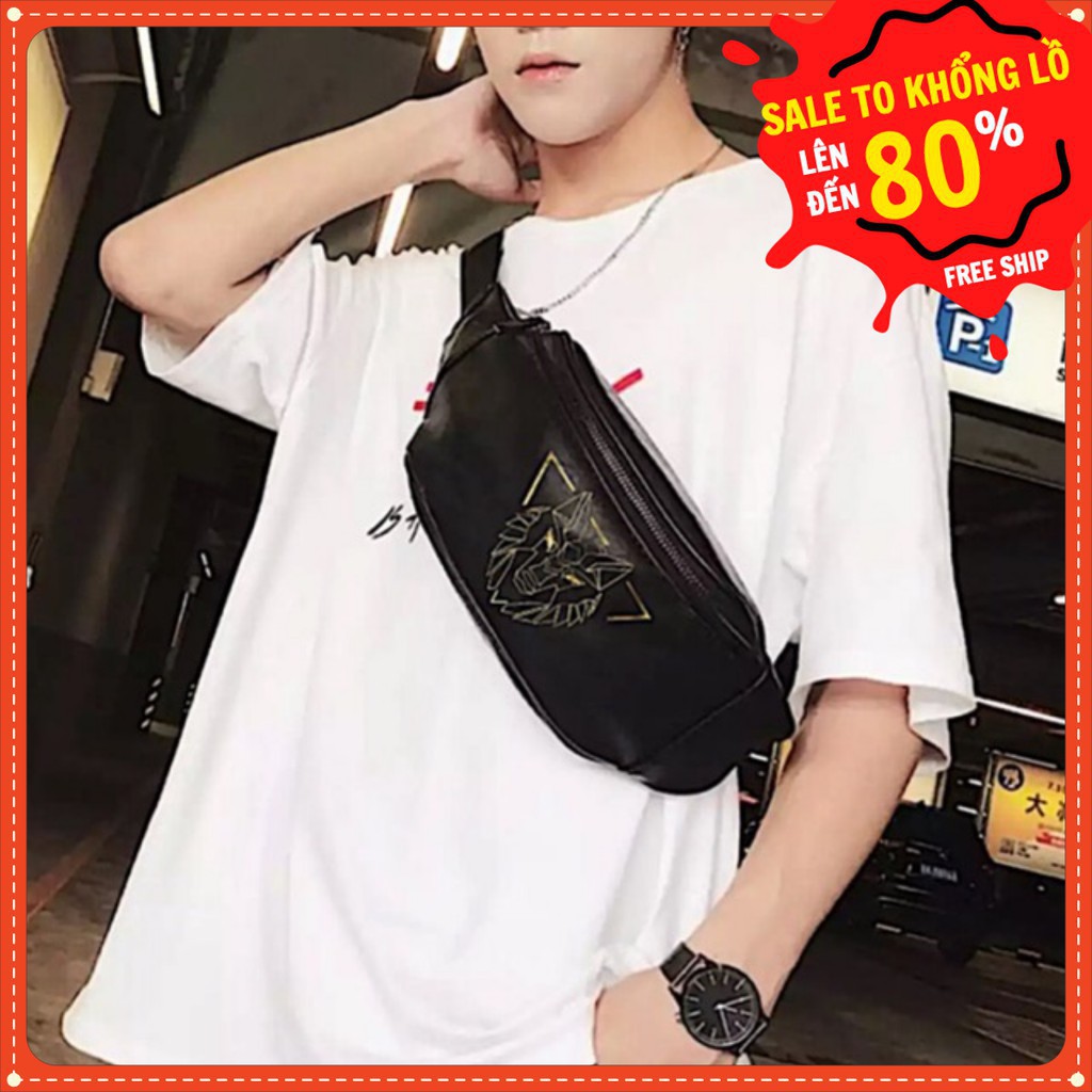 ✅BH 12T✨ Túi đeo chéo da Logo Cọp Hades thời trang 2021