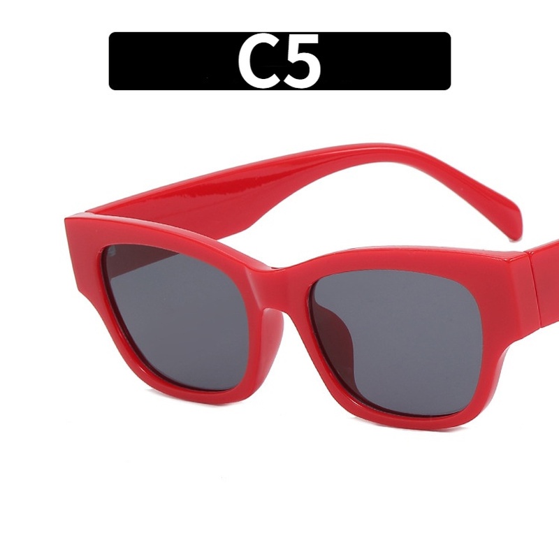 Kính Mát Mắt Mèo Chống Tia UV Màu Sắc Kẹo Ngọt Phong Cách Retro Hàn Quốc Cho Nữ