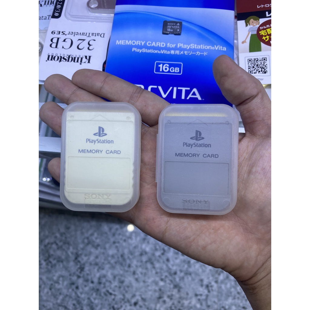 Thẻ Save PS1 Hàng Sony đích thực mang đẳng cấp sưu tầm - Có hộp nhựa & giấy danh mục