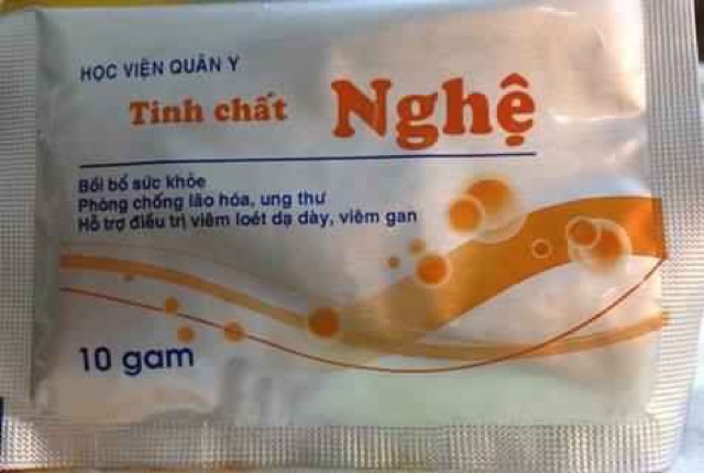 Tinh chất nghệ của Học viện Quân Y hỗ trợ điều trị viêm loét dạ dày tá tràng bổ huyết nhuận gần lợi mật chống oxy hoá...