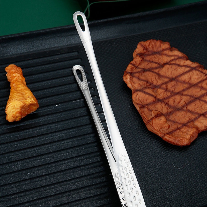 Kẹp Gắp Viên Đường/Cà Phê/Thức Ăn Bằng Thép Không Gỉ Tay Cầm Dài Chống Trượt Kích Thước S/M/L