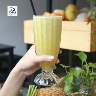 Bộ 6 ly thủy tinh uống sinh tố bql017 deli
