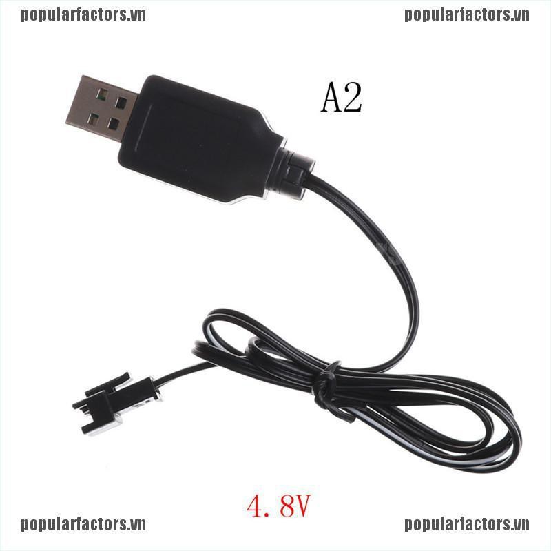 Cáp chuyển đổi sạc cổng USB cho mô hình xe hơi RC DC 3.6V - 7.2V