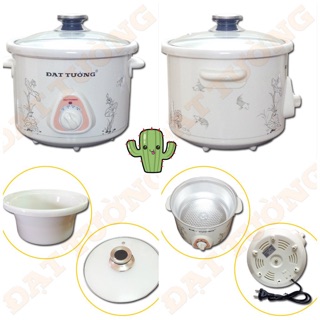Nồi hầm cháo chậm, nồi kho cá đạt tường 2,5lit