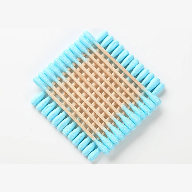 [Hàng mới về] Hộp 200 tăm bông vệ sinh hai đầu sử dụng một lần tiện lợi