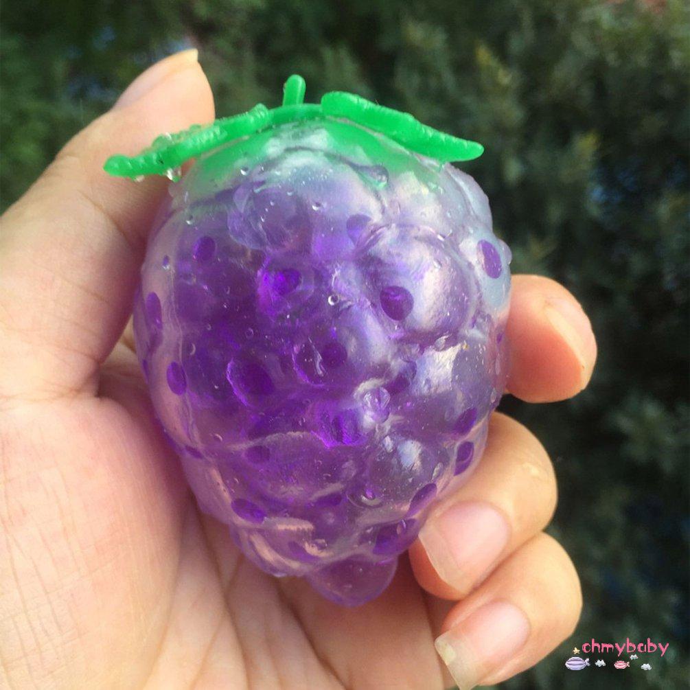 【OMB】 Fruit Fidget Toys Squishy Funny Pop Office Reliever Stress Ball Toys Gifts