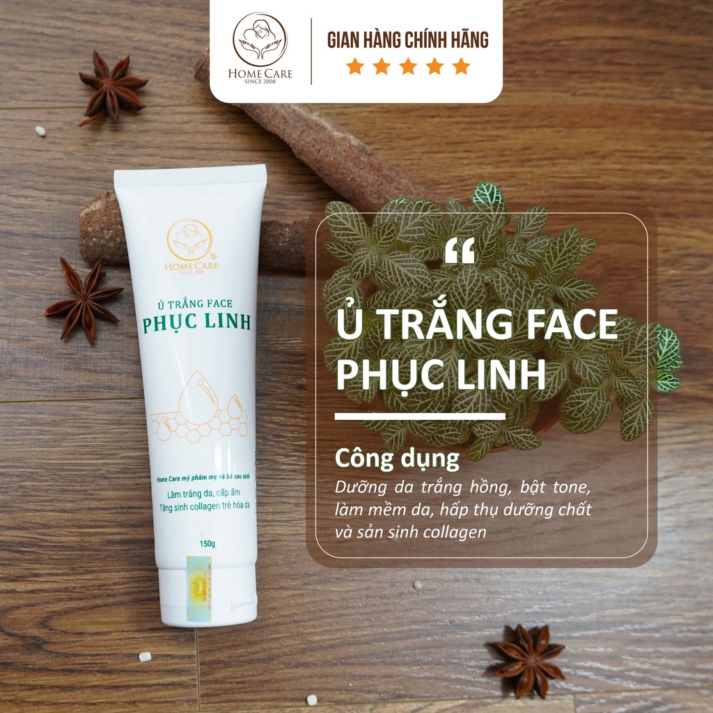 Kem ủ trắng face Phục linh nâng tone tự nhiên