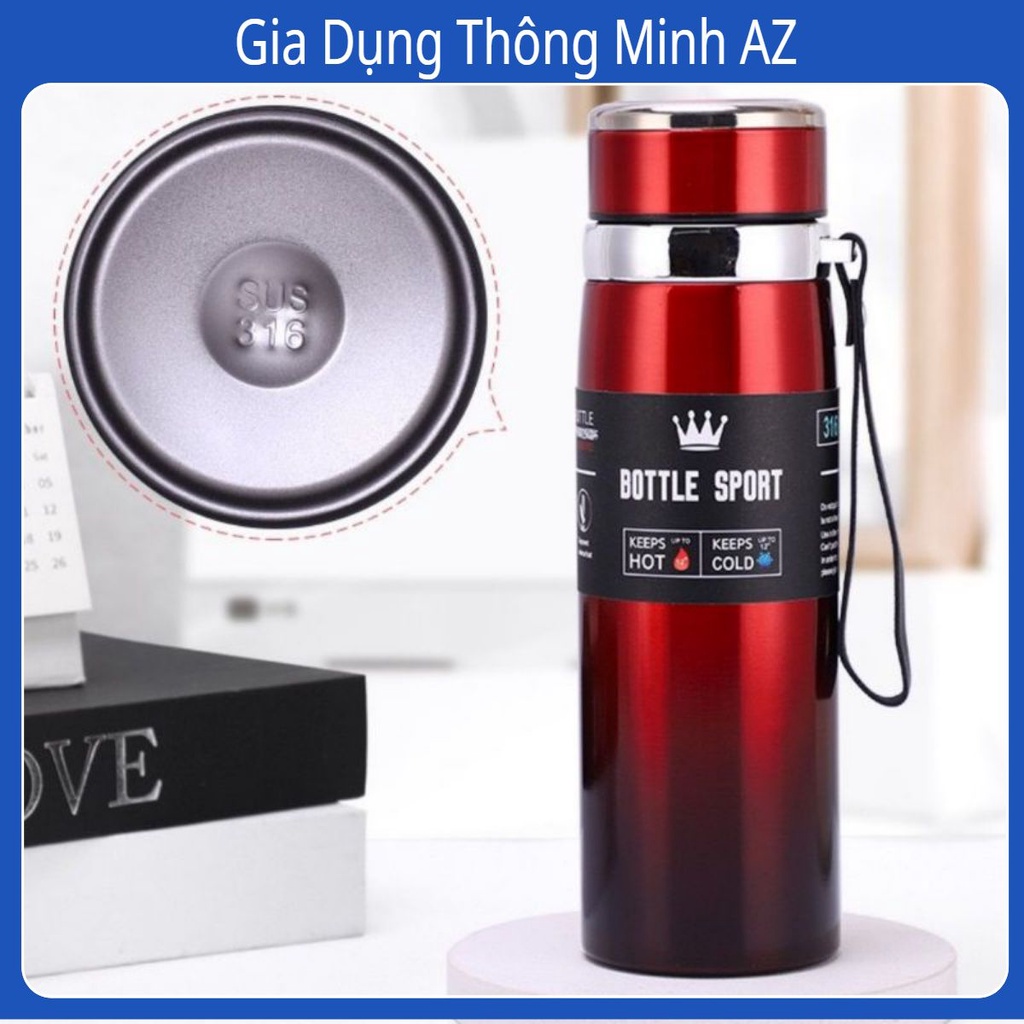 Bình Giữ Nhiệt Inox Bottle Sport 1000ML INOX 304 Có Dây Xách...bkm shop GC266
