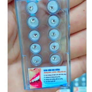 Kim cương nhân tạo chân bằng đóng hộp 10 viên