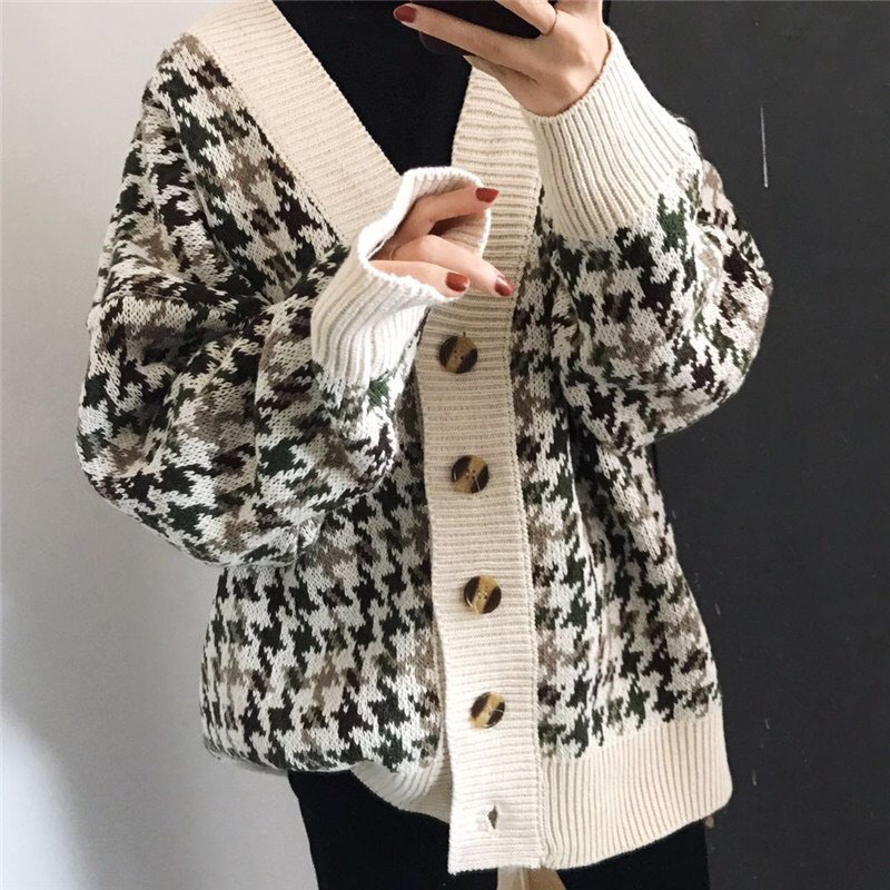 [ÁO KHOÁC NỮ] Áo Choàng Len Cardigan Cúc ❤ Áo Cadigan Nữ Chất Len