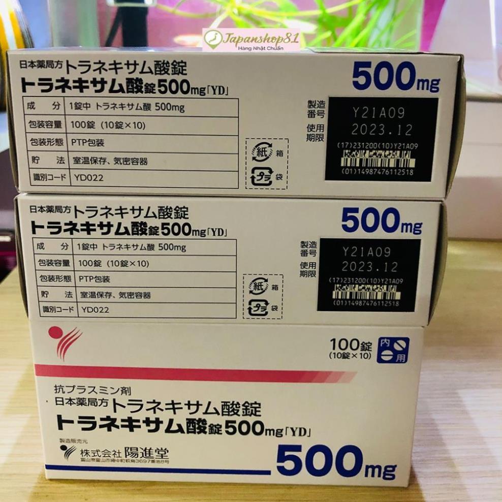 Viên uống trắng da Transimin 500mg Nhật Bản mờ thâm nám 100 viên