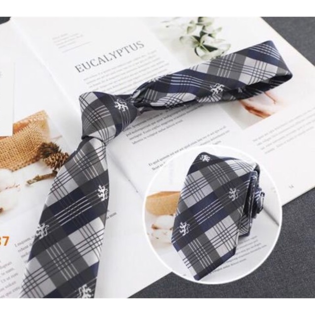 Cà vạt bản 6cm phong cách Hàn Quốc