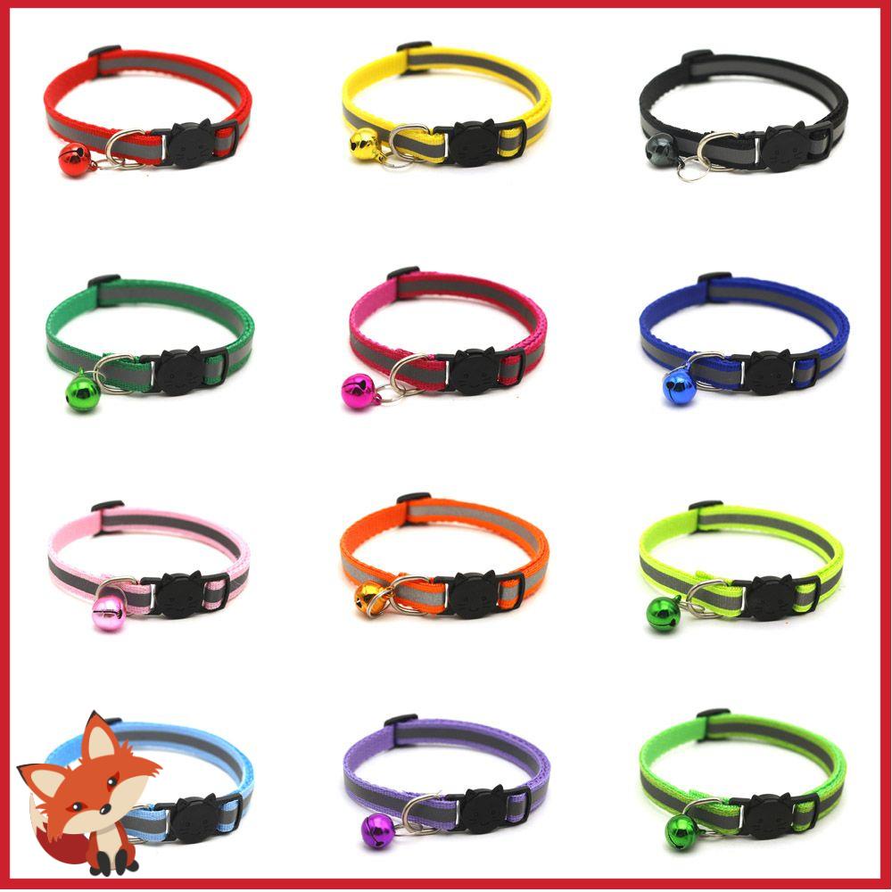 Vòng Cổ Bằng Nylon Co Giãn Phản Quang Có Thể Điều Chỉnh Cho Thú Cưng