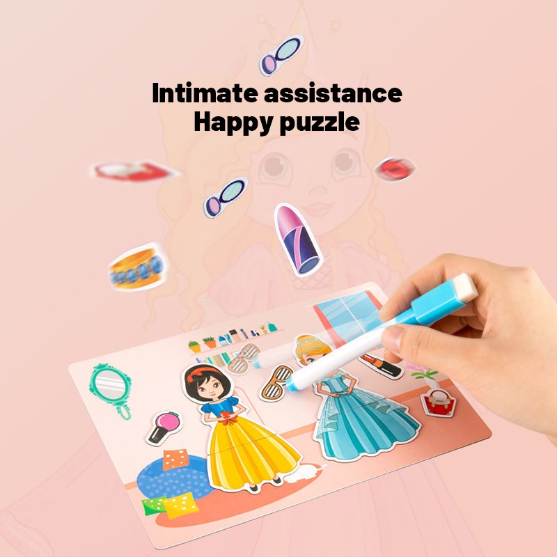 ZHAN QI TOYS Bộ đồ chơi xếp hình 3d dạy học sớm cho trẻ nhỏ tiện dụng