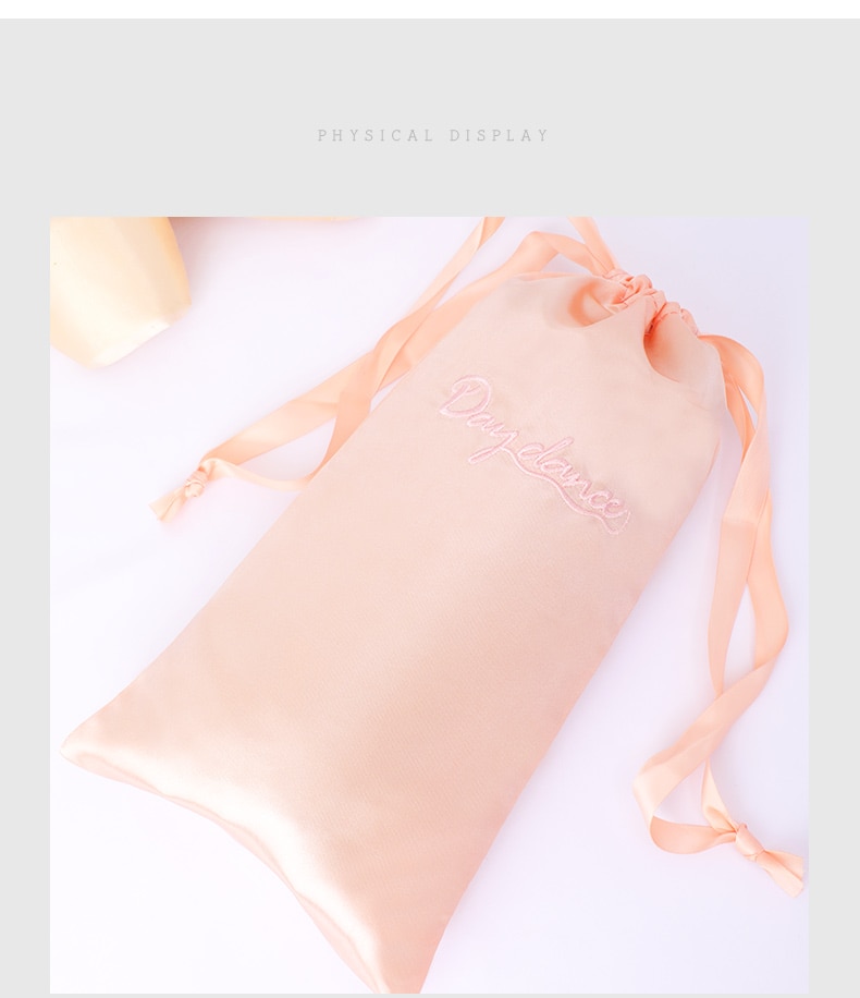 Túi Dây Rút Đựng Giày Ba Lê Bằng satin Màu Hồng Cho Nữ