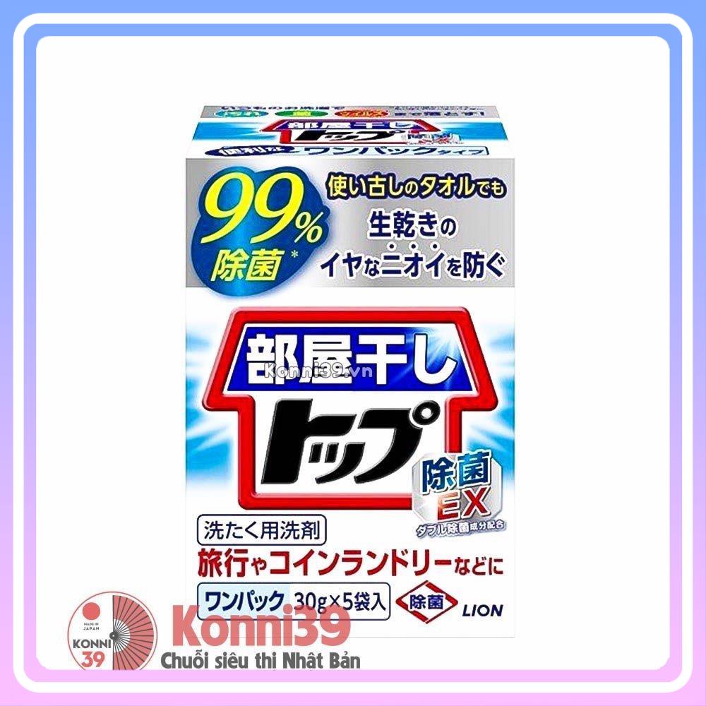 Bột giặt diệt khuẩn Ex One pack 25gx5 (sale đồng giá 39K)