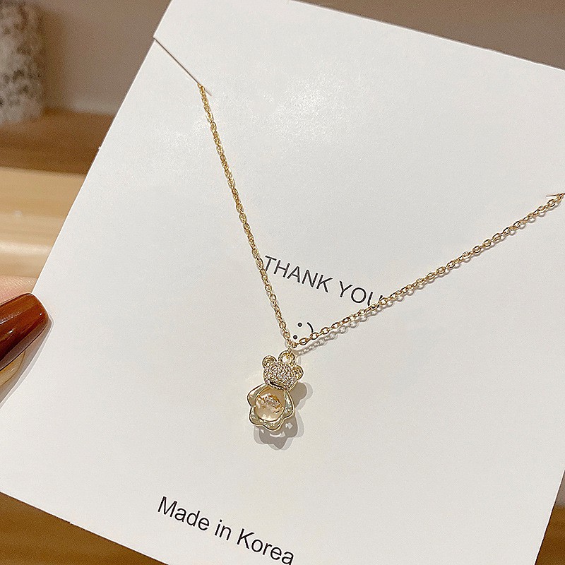 Vòng cổ bạc đính đá phong cách Hàn Quốc (mẫu 3/2021) 💕FREESHIP 50k💕 - dear.ladies